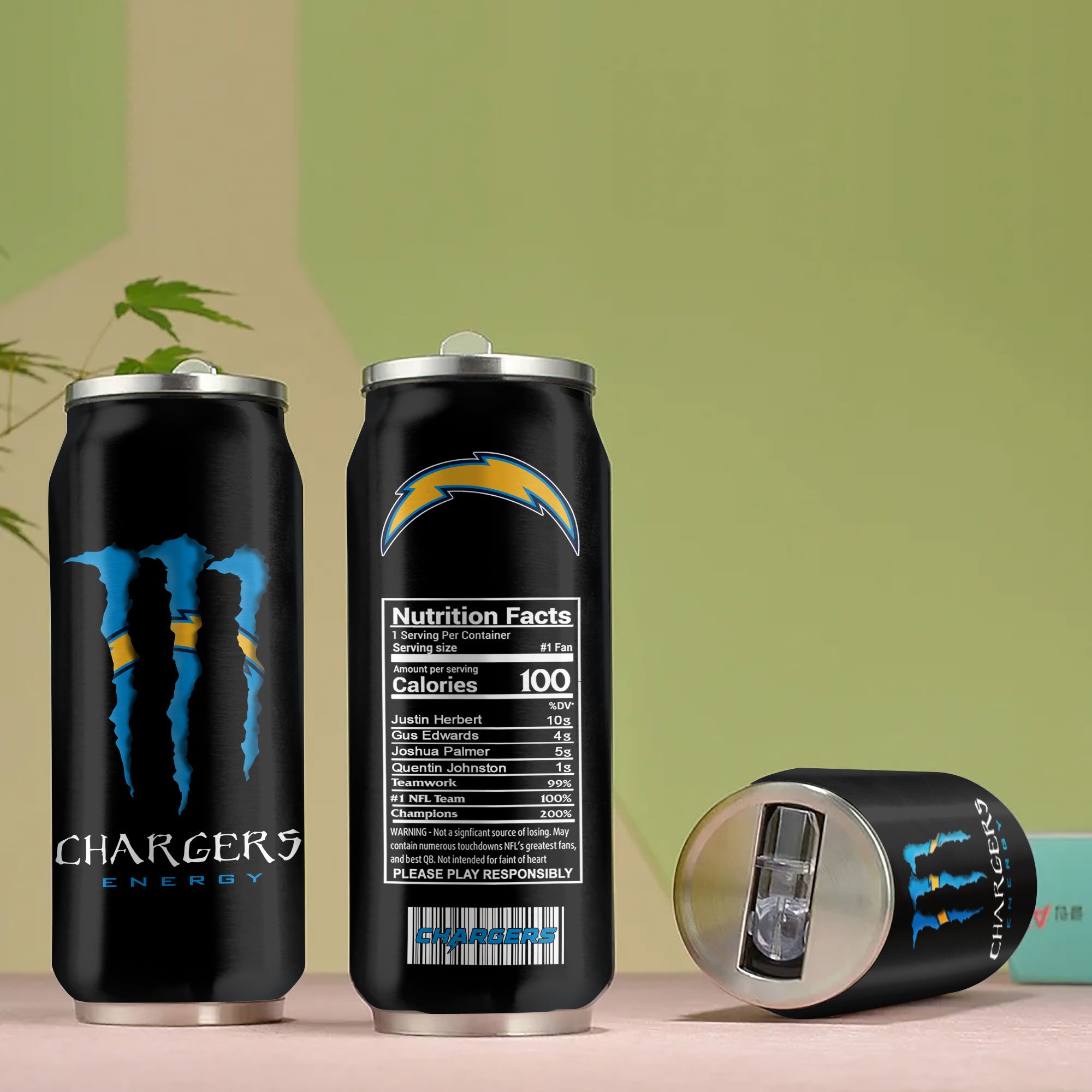Los Angeles Chargers Monster Energy 10oz 59913 